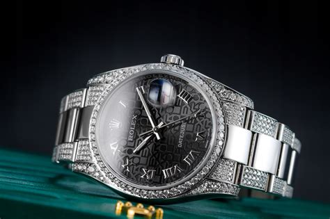 rolex z diamentami|rolex datejust.